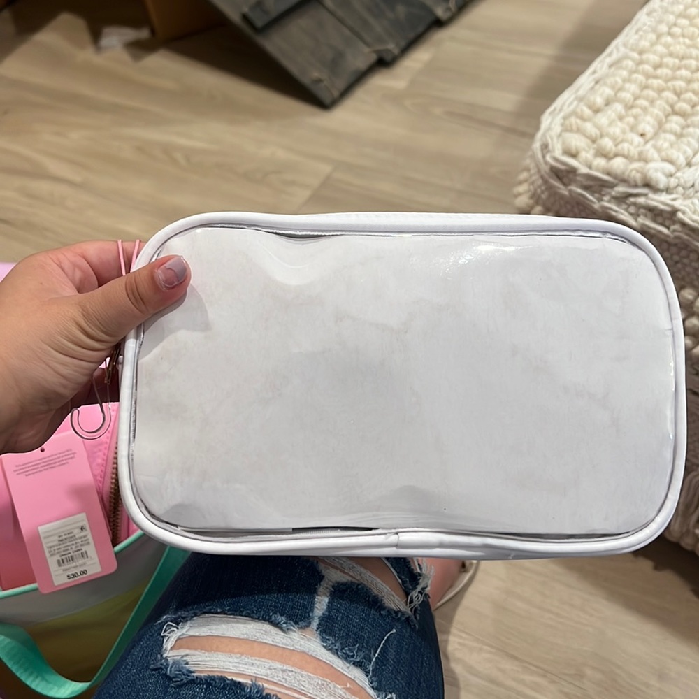 Stoney clover x target white small pouch
